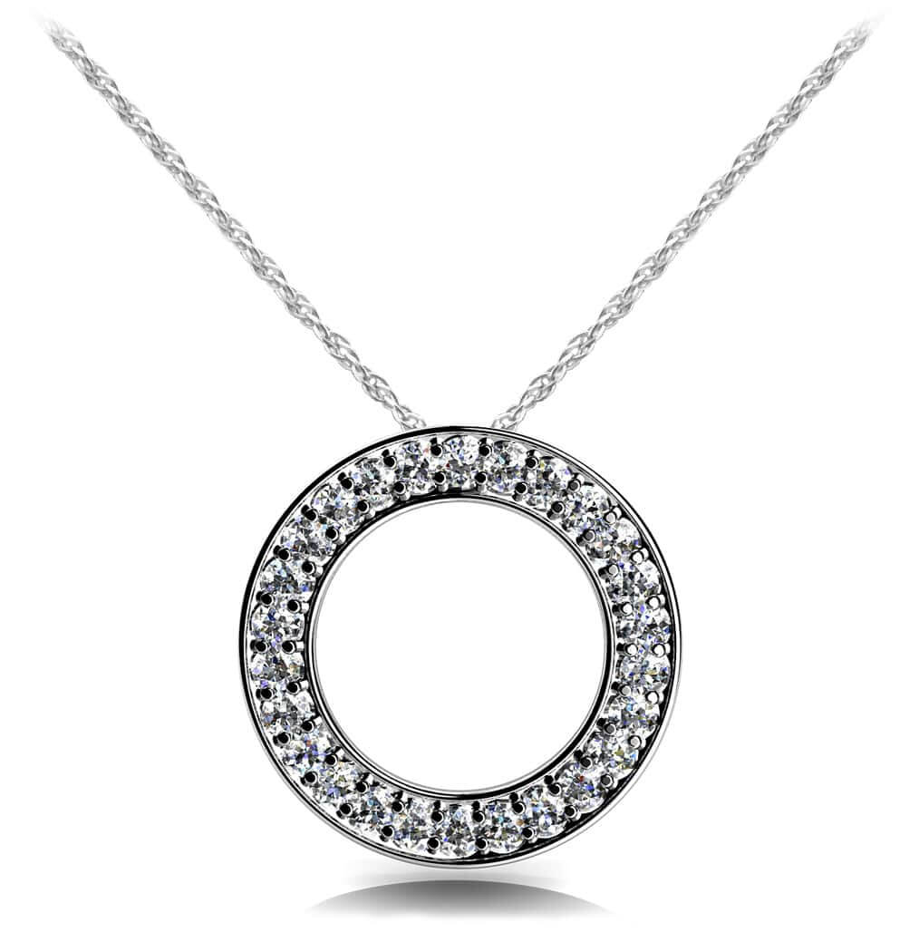 Diamond Circle Pendant