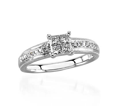 Princess Cut Diamond Engagement Ring